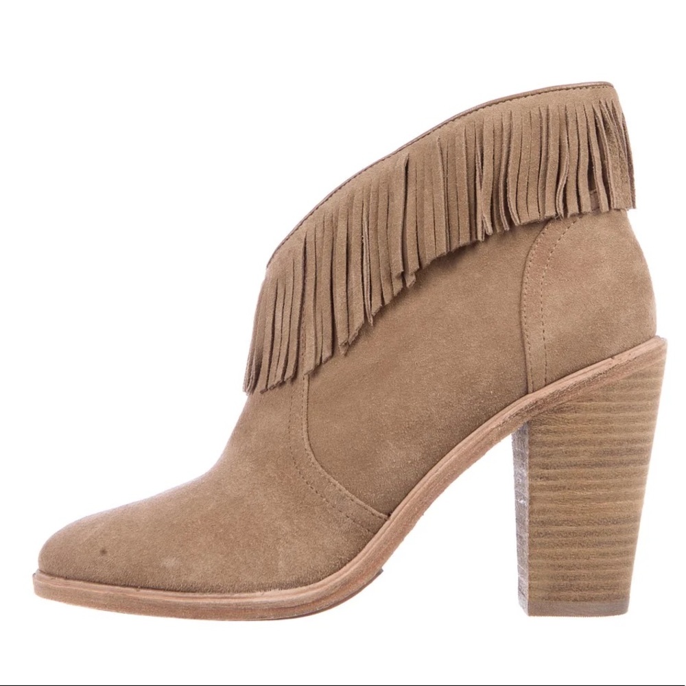 Joie 'Loren' Fringe Bootie Sz 37 Best fit 6.5